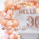 thumbnail image 5 of Kit de arco de guirnalda de globos de oro rosa, 150 piezas de globos de látex de confeti de oro rosa, rosa, blanco y dorado para baby shower, boda, cumpleaños, graduación, aniversario, 5 of 5