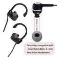 thumbnail image 3 of Mqimy - Almohadillas De Repuesto De Silicona Para Auriculares, Se Adaptan A La Mayoría De Los Auriculares Intrauditivos (Agujero Interior De 3,8 Mm A 5,1 Mm), Almohadillas De Goma Para Auriculares, 18, 3 of 5