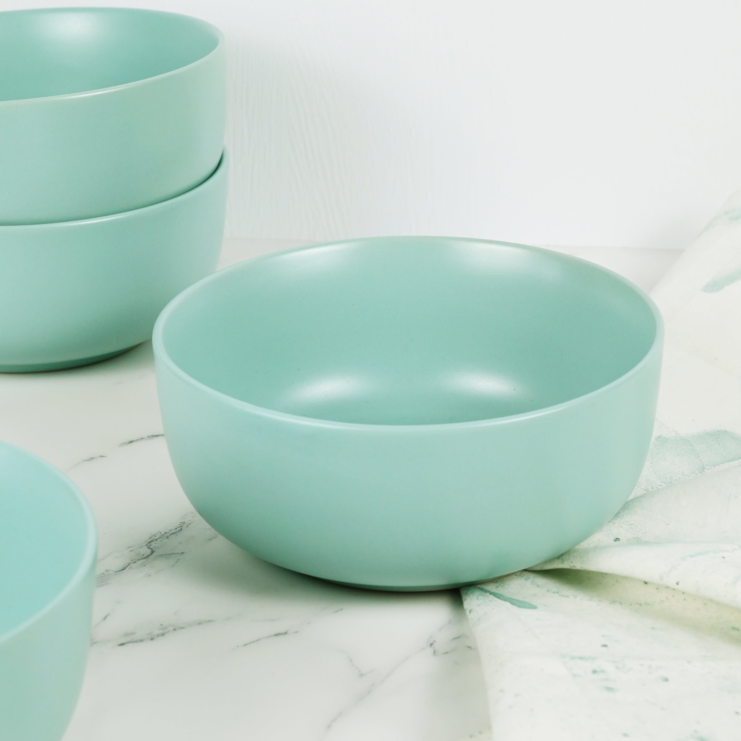Mainstays Alessandra Mint Stoneware Cereal Bowl