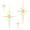 Gold, variant on XIMEI 4-Piece Star Wall Art, Metal 3D Bling Starburst Midcentury Sculpture with Hanging Hook, Retro Gallery Accent for Living Room/Bedroom/Office, Silver, 16.5"/9.4"
