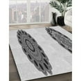 thumbnail image 3 of Ahgly Company Tapis d'Intérieur Lavable en Machine Carré Gris Platine, 8 Pieds Carré, 3 of 7