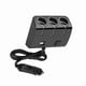 thumbnail image 5 of Divisor de enchufe para encendedor de cigarrillos de automóvil de 3 vías, cargador USB dual, adaptador de corriente, 5 of 15