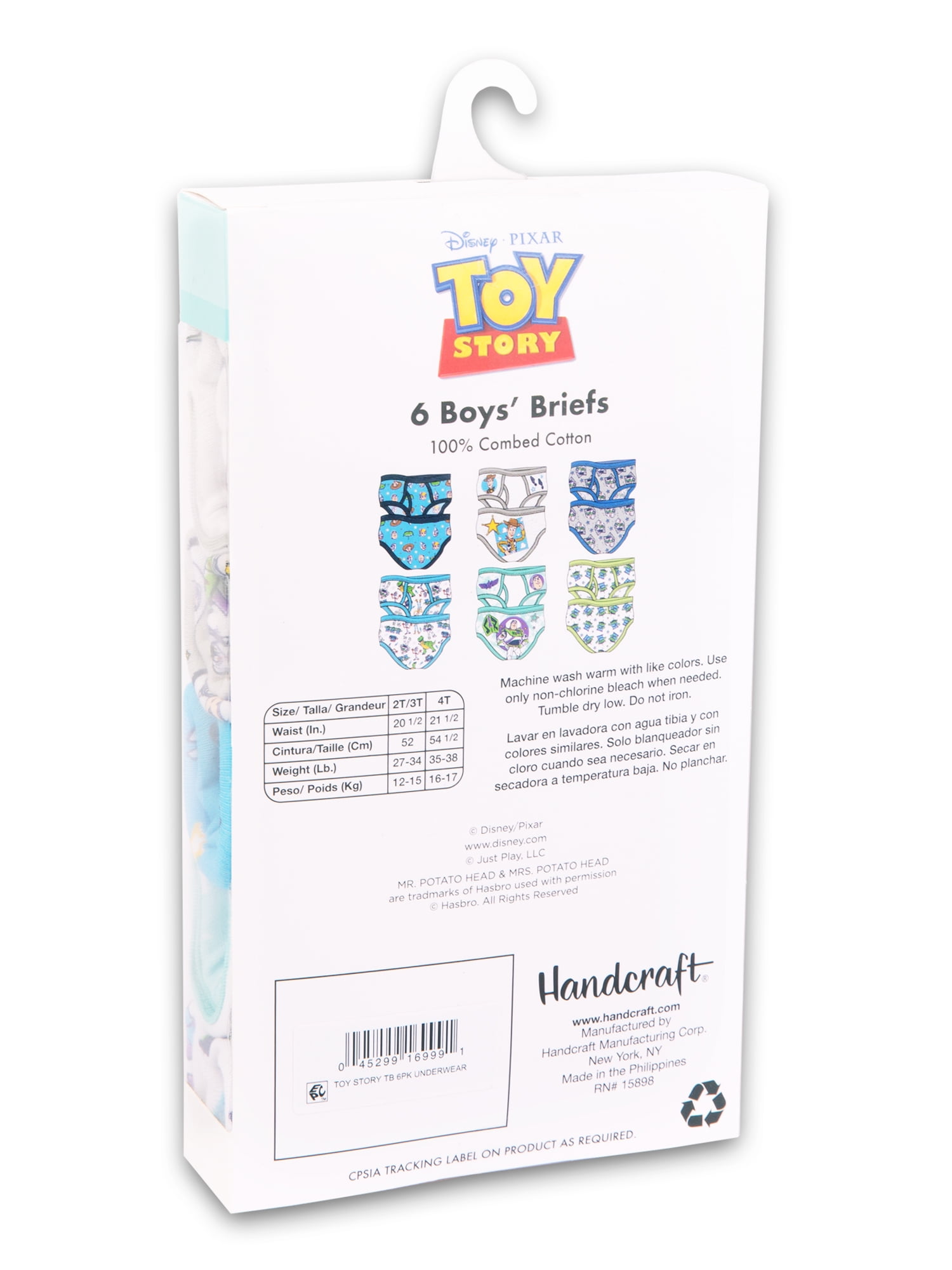 Character Toddler Boy Briefs, 6- Pack, Sizes 2T-4T