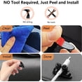 thumbnail image 2 of ziyahi 8pieces Universal Wire Clip For Car Home Office Easy Installation Scratch-proof No Tool Required As Shown 1Set, 2 of 5