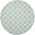 thumbnail image 1 of Safavieh Dhurries Blue Contemporary Rug - Round 7', 1 of 3