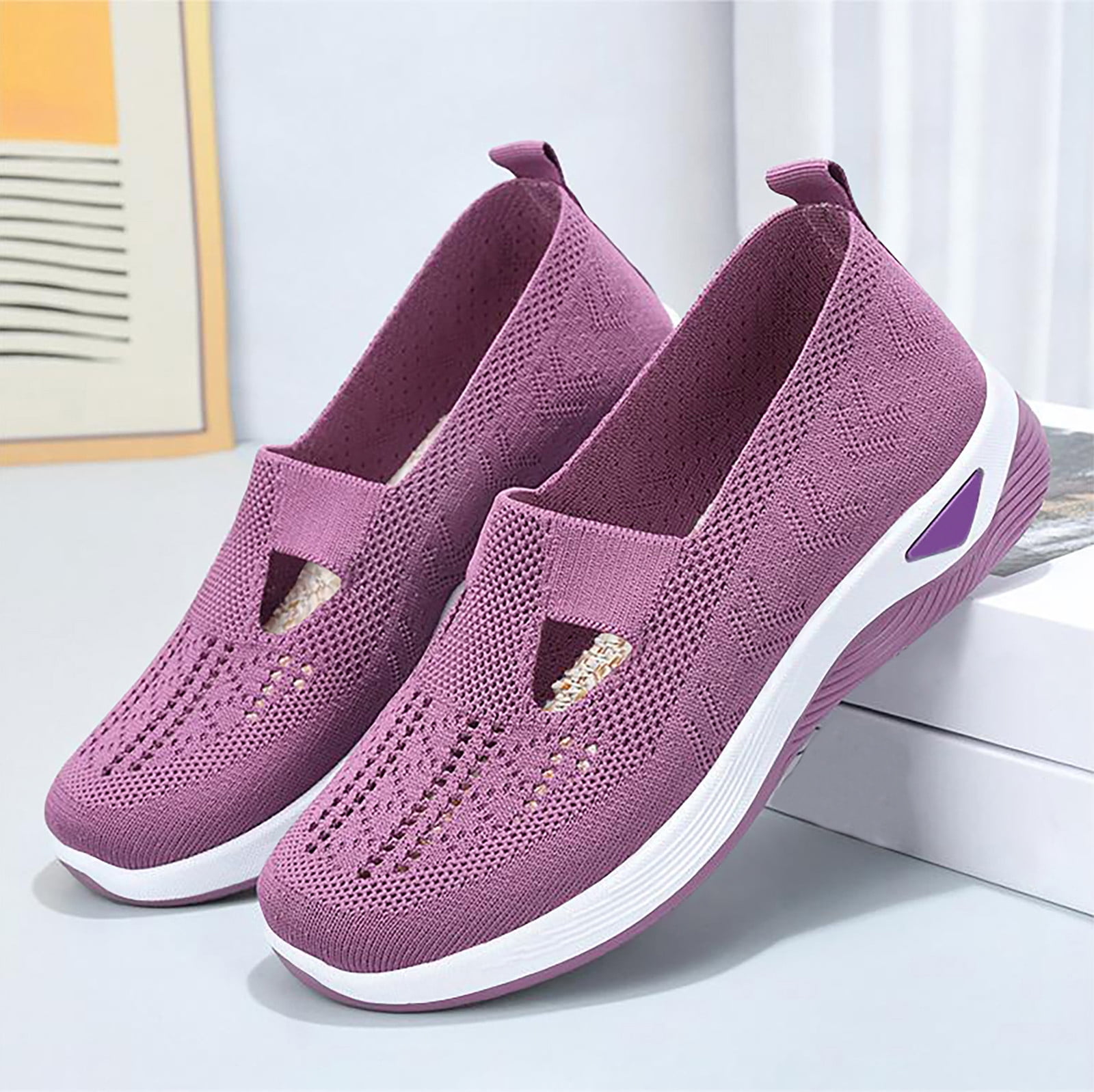 HeaCare Woven Orthopedic Women's Athletic Shoes, Gray