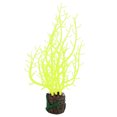thumbnail image 1 of Silicona Resplandeciente Acuario Árbol Coral, para Peces Tanque, Amarillo, 1 of 7