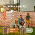 thumbnail image 5 of KFFKFF Reed Privacy Screen, 4x16.4 ft, Double Pack, Outdoor Reed Fencing for Patio & Garden, Decorative Natural Reed Divider for Backyard, Brown, 5 of 9