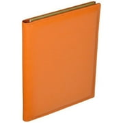 budd leather padfolio, leather, orange (us 382-28)