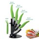 thumbnail image 1 of Juego de cuchillos de cerámica Cuchillos de cocina 3 4 5 6 pulgadas Cuchillo de chef + pelador con soporte Hoja de zirconia blanca Mango multicolor Tan Jianjun unisex, 1 of 2