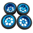 thumbnail image 2 of Neumático de Rueda de Camión 4X RC, Llantas Azul RC Llantas de Rally de Rueda Piezas de Actualización para WL 1/18 A959 A979 A969 RC Crawler CUTICAT Neumáticos de rueda de coche RC, 2 of 8
