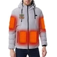 thumbnail image 1 of Xihbxyly Abrigo Calefactable, Elegante Camisa de Manga Larga con Cuello Redondo, Cómoda Prenda Informal, Versátil para Fiestas En La Playa, Ideal para Hombres Modernos, Fácil de Limpiar y Lavable a M, 1 of 6