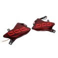 thumbnail image 4 of 1 par de luces reflectoras de parachoques Trasero kangjianwuwushu para Highlander 2020 a 2023 Rojo, 4 of 9