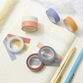 thumbnail image 2 of Washi Masking Tape Set Wide Decorative Craft Tape Collection for Scrapbook DIY Crafts Gift Wrapping Planners, 2 of 8