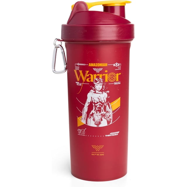 Smartshake Protein Shaker Bottle for Protein Mixes - 33 oz | Shaker Cups for Protein Shakes | Blender Bottle Shaker | Protein Shaker Bottle| BPA Free Shaker | Wonder Women