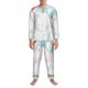 thumbnail image 3 of Fotbe Cute Elephant Pijama de Hombre con Estampado de Manga Larga, Conjunto de 2 Piezas, Ropa de Dormir Suave y Cómoda con Bolsillos-XX-Large, 3 of 7