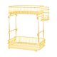 thumbnail image 1 of Especiero con ganchos, resistente, desmontable, ahorra espacio, organizador de baño, fruta Oro, 1 of 9
