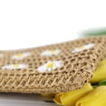 thumbnail image 3 of Bolsas tejidos a mano para mujer, cartera tipo sobre con flores de margaritas bohemias, cartera de vacaciones Likrtyny Para Estrenar, 3 of 8