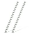 thumbnail image 1 of 2pcs 316 Stainless Steel Round Rod Bar, 8x150mm Silver Solid Shaft Rods, 1 of 6