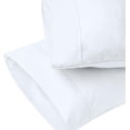 thumbnail image 2 of Pc Premium Queen Sheet Set ( Flat Fitted & Pillow Cases) Cotton Thread Count Cool Crisp & Breathable Queen Bed Sheet Set Deep Pocket Percale Sheets Light, 2 of 8