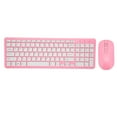 thumbnail image 3 of Teclado Y Ratón, Alfombrilla Antideslizante, Combinación De Ratón Y Teclado Inalámbrico De 96 Teclas, Material ABS Resistente A La Decoloración Para Ordenador Para Juegos Cergrey Rosa, 3 of 8