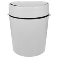 thumbnail image 1 of Trash Can with Lid Plastic Press-Type Garbage Can Trash Bin Wastebasket for Bathroom, 1 of 8