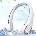 thumbnail image 1 of Ventilador de cuello ASNUG portátil sin cuchillas, USB, recargable, 4000 mAh, 1 of 6