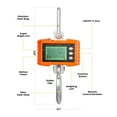 thumbnail image 7 of 1000kg(2200lbs) Digital Industrial Heavy Duty Hanging Crane Scale W/ Remote Control,Accurate Sensor&LCD Display for Farm,Factory ,Reliability, 7 of 7