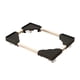 thumbnail image 2 of CaiYueKe Universal Rolling Computer Tower Stand Mobile PC Case Holder with Wheels Adjustable Retractable Storage Rack Organizer for Home Office Desk Workstation Desktop CPU Cooler Cooling Base Stand, 2 of 7