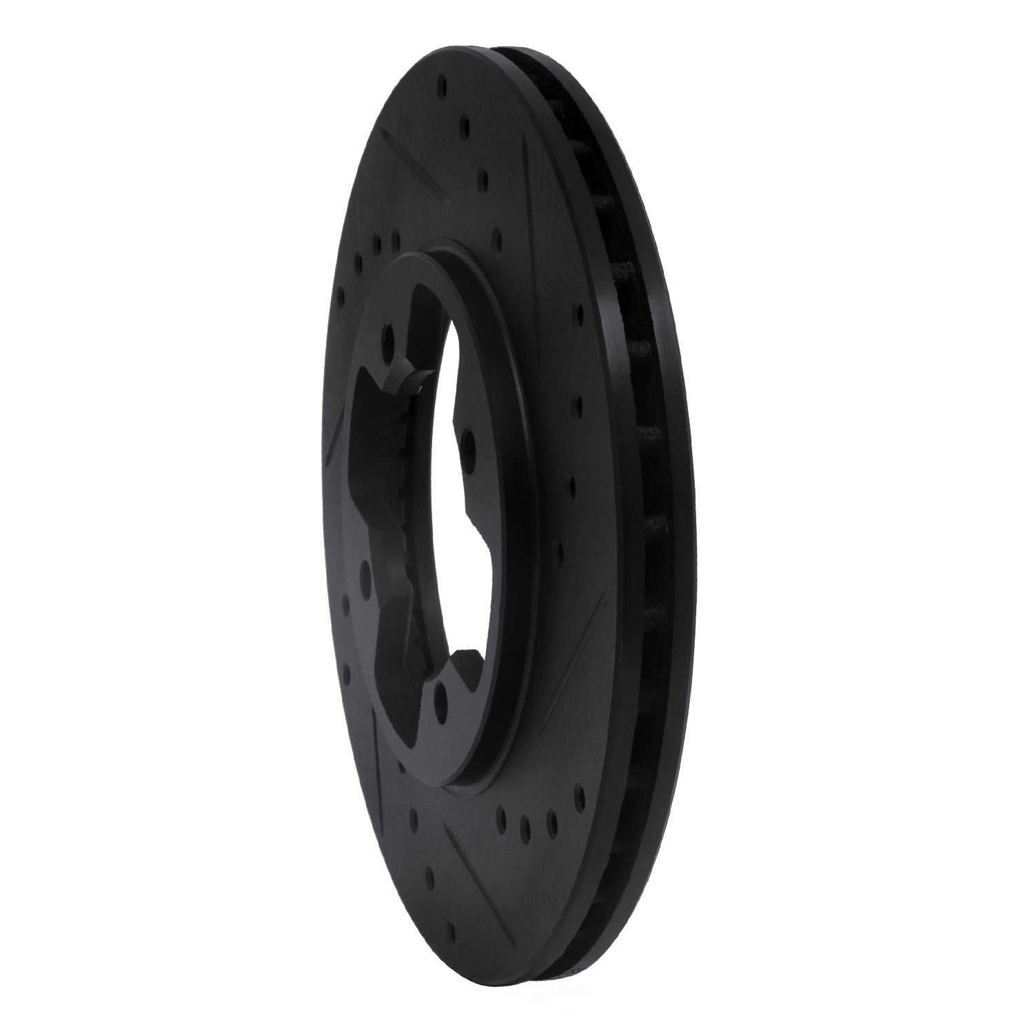 Dynamic Friction Company 633-67005R DFC Brake Rotor - Drilled And Slotted - Black