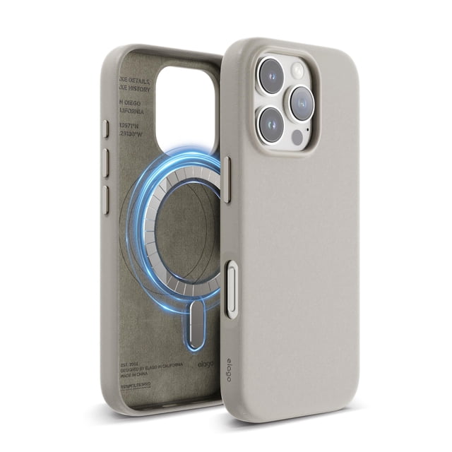 Funda de piel magnética Elago compatible con iPhone 16 Pro 6.3