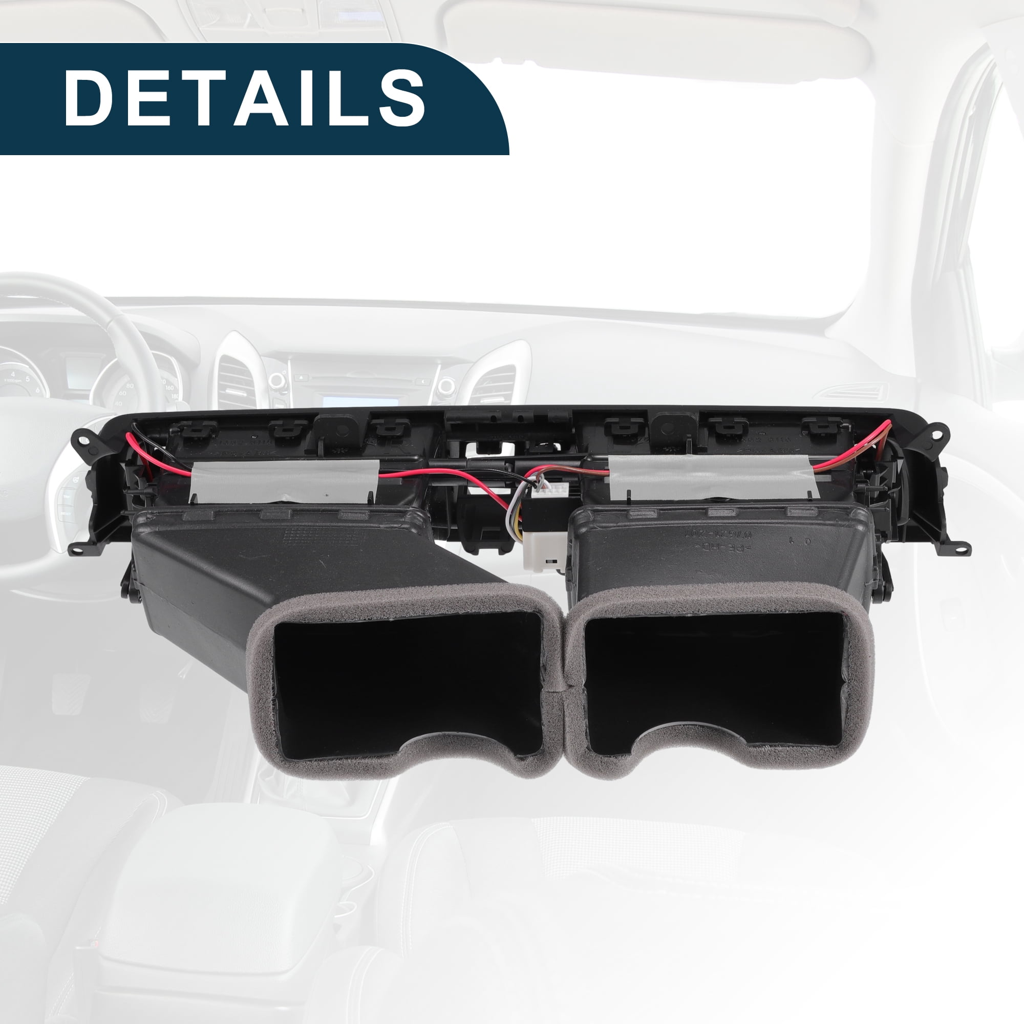 Unique Bargains Center Dash A/C Outlet 64229209136 for BMW 528i Air Vent Panel Replacement