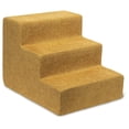 thumbnail image 2 of TiaGOC Dog Stairs for Small Dogs & Cats, Foam Pet Steps Portable Ramp for Couch Sofa and High Bed Non-Slip Balanced Indoor Step Support, Paw Safe No Assembly - Mustard, 3-Step, 2 of 6