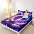 thumbnail image 4 of Feelyou Kawaii Axolotl Animal Full Size Sheets, Dreamy Stars Moon Bed Sheets, Teens Kids Boys Girls Sheet Sets, Microfiber Bedroom Decor, 4 Pieces, 4 of 7