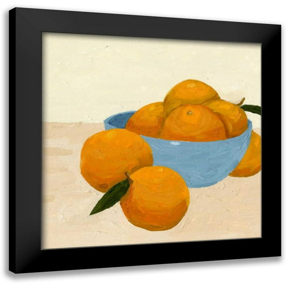 Green, Jacob 12x12 Black Modern Framed Museum Art Print Titled - Mandarins II
