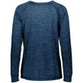 thumbnail image 2 of Holloway Sportswear 2XL Womens Electrify 2.0 V-Neck Long Sleeve Tee Navy Heather 222717, 2 of 4