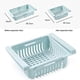 thumbnail image 2 of Organizador de cajones de plástico para refrigerador, 2 piezas, ajustable, para colgar en la despensa, 2 of 4