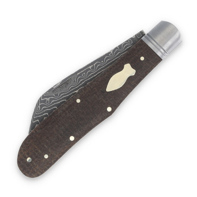 Rough Ryder Knives Rough Ryder Reserve Humpback Jack Folding Knife Damascus Blade RRR024D