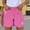 Hot Pink, variant on Jean Shorts For Women High Waisted Candy Color Distressed Summer Casual Rolled Denim Shorts