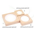 thumbnail image 5 of NEXAVKPR LED Display Base Crystal Glass Light Base Stand Wood LED Display Stand for Art, 5 of 14