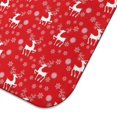 thumbnail image 5 of Red Christmas Reindeer Pattern Dish Drying Mat for Kitchen 1 Pack, Ultra Absorbent Microfiber Dishes Drainer Mats,16x18in(41x46cm), 5 of 6