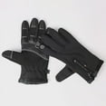 thumbnail image 6 of NICEXMAS Men’s Cold Weather Cycling Gloves, 1 Pair Black Windproof Full Finger Touchscreen Compatible Gloves, 6 of 6