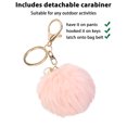 thumbnail image 6 of Protective Case Cover for Airpods Pro Charging Case, Upgraded Air Pods 3 Silicone Case Skin Newest with Soft Cute Fur Ball Pom Pom Keychain Kit, 6 of 9