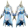 The original god game cos suit Nilu cosplay blue costume female Western