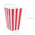 thumbnail image 2 of WEUVEB 24pcs Popcorn Machine Accessories Containers for Movie Night Red, 2 of 6