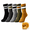 Retro Sport Mix, variant on KuKeDi 5 Pack Warm Winter Crew Socks for Men and Women, Thick Cotton Blend Socks