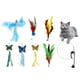 thumbnail image 5 of Juguetes interactivos para gatos con súper ventosa desmontable, 8 Uds., reemplazos de plumas, juguete de plumas de primavera para gatos de interior, j Zulema Juguetes para gatos, 5 of 8