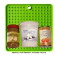 thumbnail image 4 of paquetes de almohadillas azules + verdes para lamer perros, alimentar a las mascotas lentamente y aliviar la ansiedad, muy adecuadas para comida para perros, comida para gatos, carne para gatos, yogur, 4 of 5
