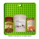 thumbnail image 4 of paquetes de almohadillas azules + verdes para lamer perros, alimentar a las mascotas lentamente y aliviar la ansiedad, muy adecuadas para comida para perros, comida para gatos, carne para gatos, yogur, 4 of 5