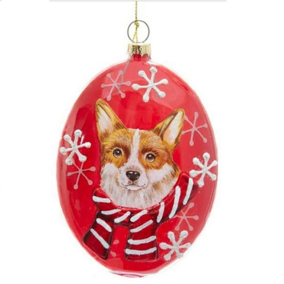 Pembroke Welsh Corgi Dog Christmas Disc Ornament 4 inch D3698CO New